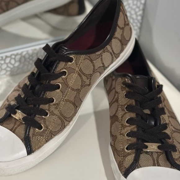 COACH Sneakers Women's Brown 9 Sneakers - Picture 5 of 6